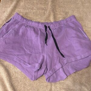 Vibrant Purple Women's Athletic Shorts